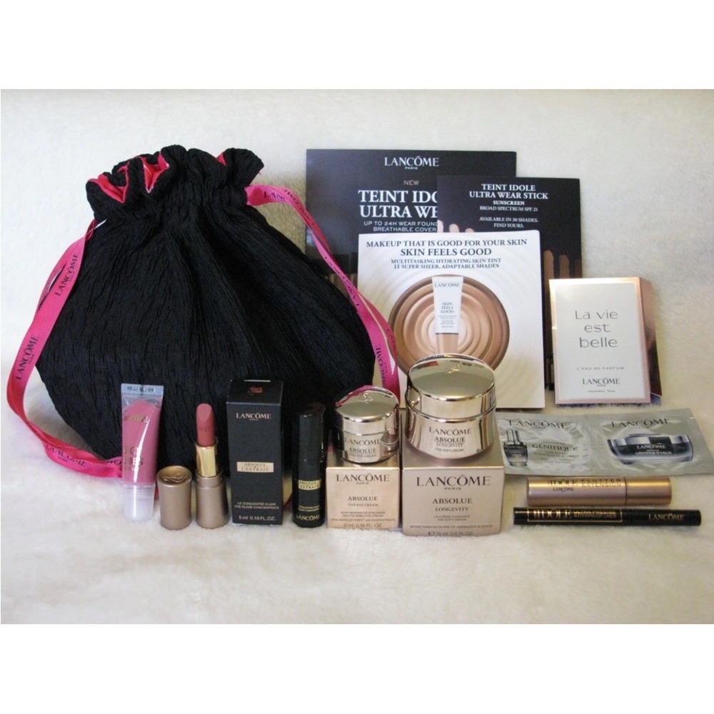 Lancome Skincare & Cosmetic Set Absolu, Juicy Tubes, Idole & More